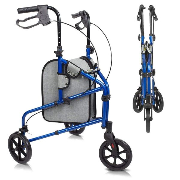 Vive3WheelRollatorBlue